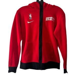 Nike Dri-Fit NBA Houston Rockets Youth Medium Showtime Full Zip Hoodie Jacket
